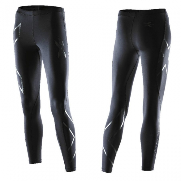 2XU Recovery kompressions hose Schwarz Damen WA1960aBLK